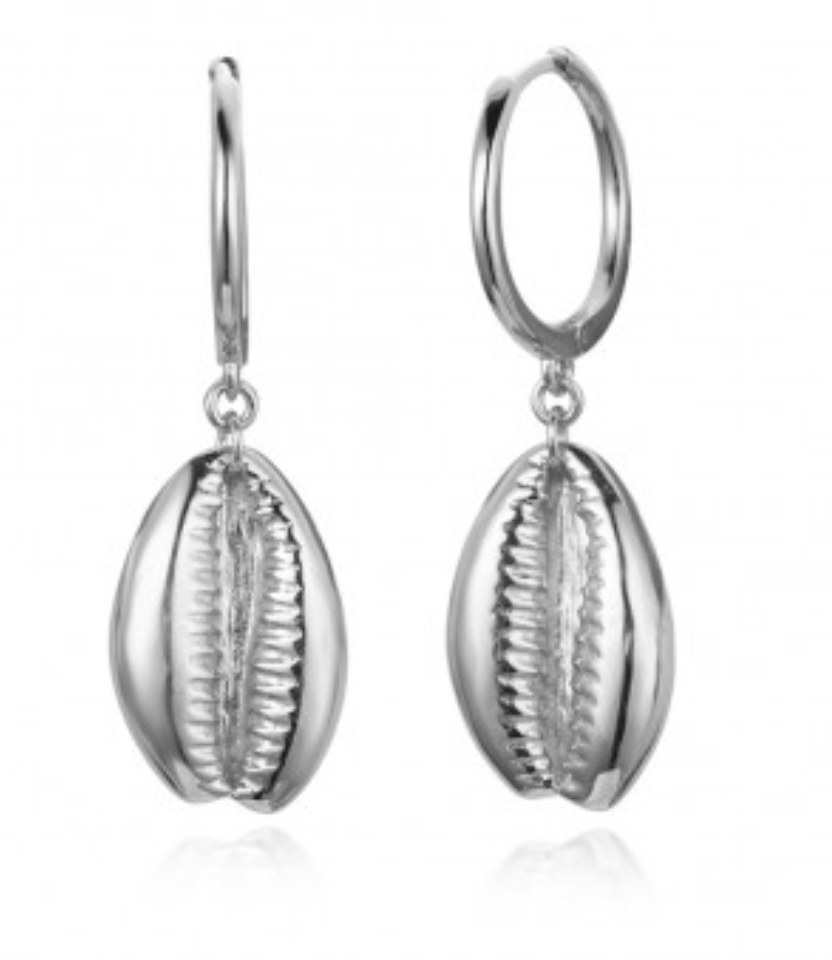 Cowry Earring — Silver