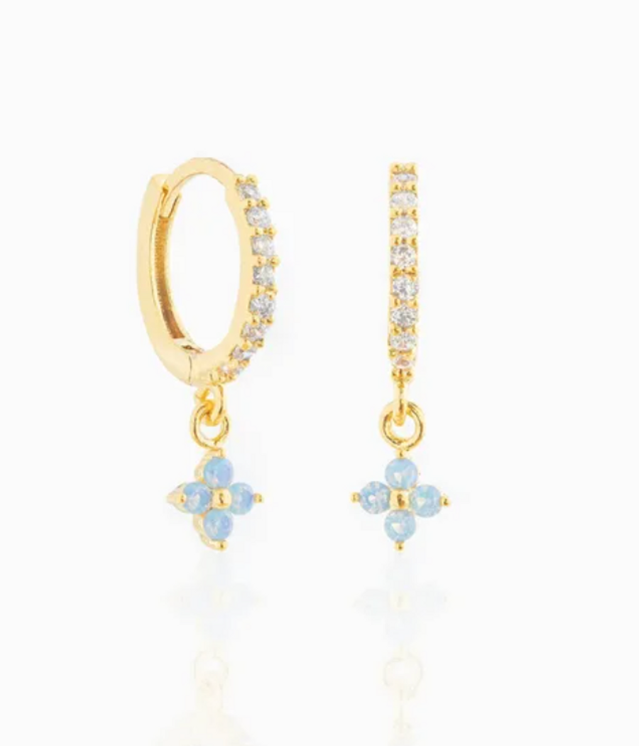 Mini Flower Hoops