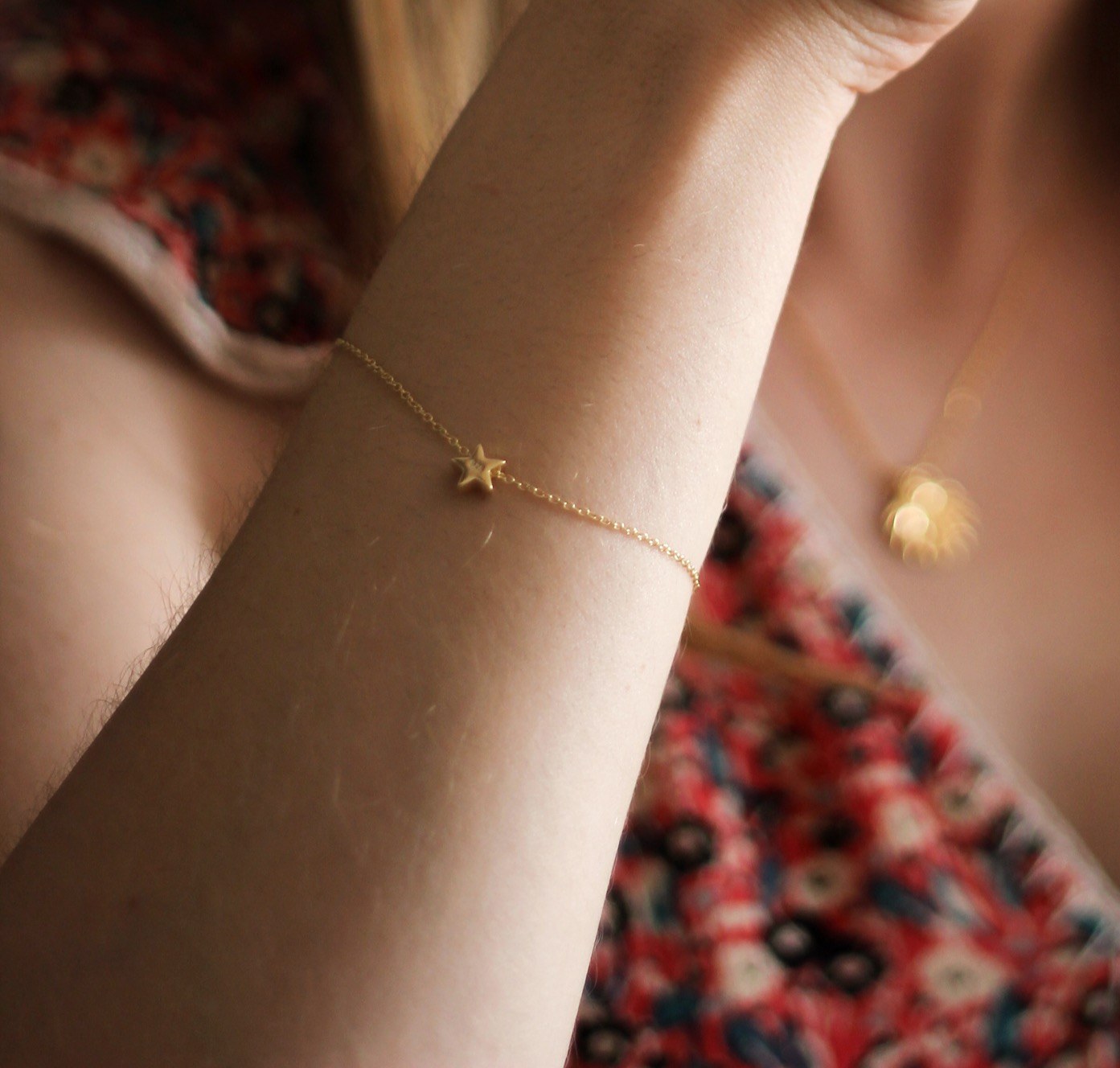 Mini Star Bracelet — Gold, alternate view