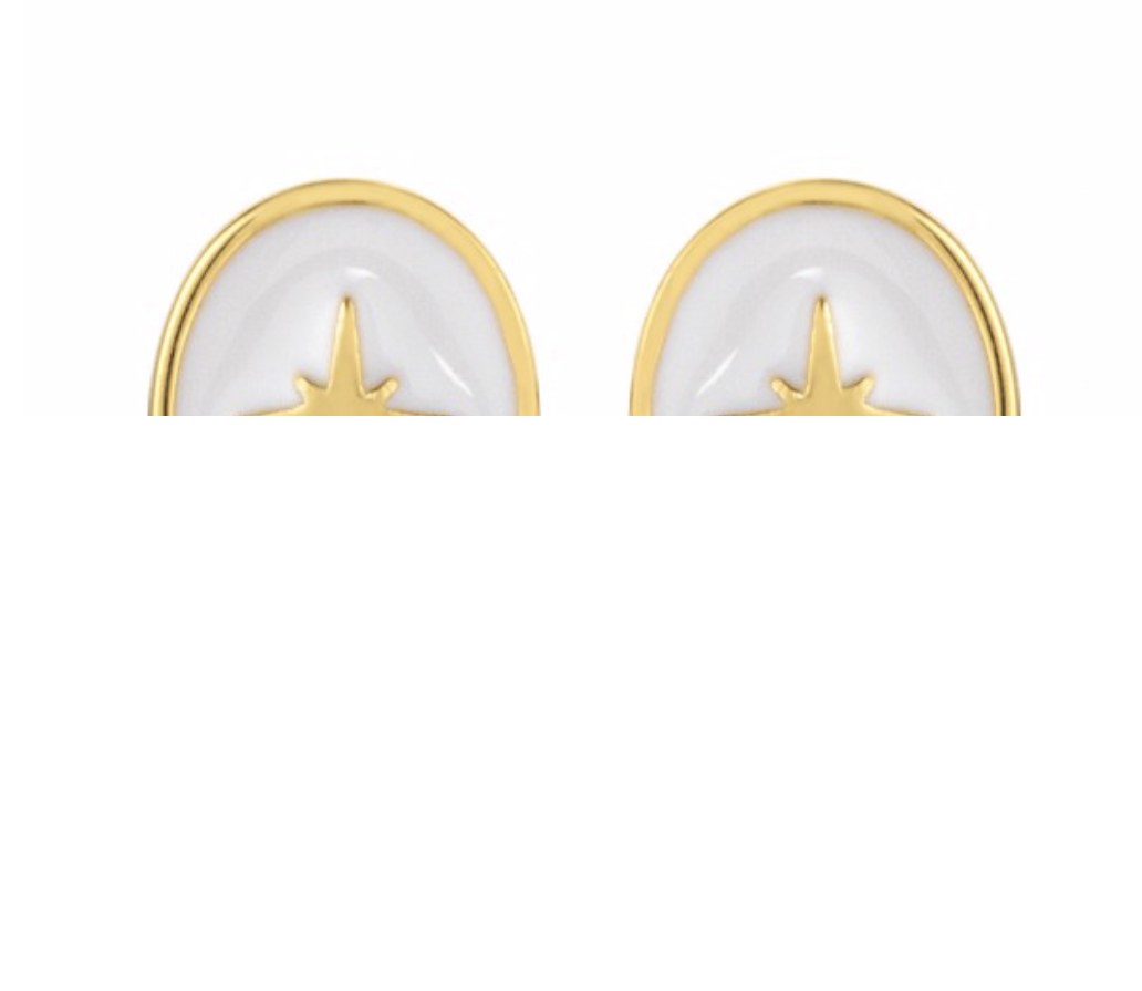 Nordstern Earrings — White