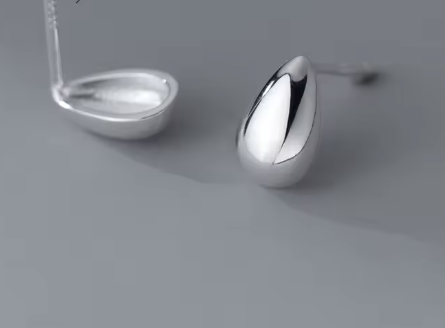 Water Drop Earrings, alternate view